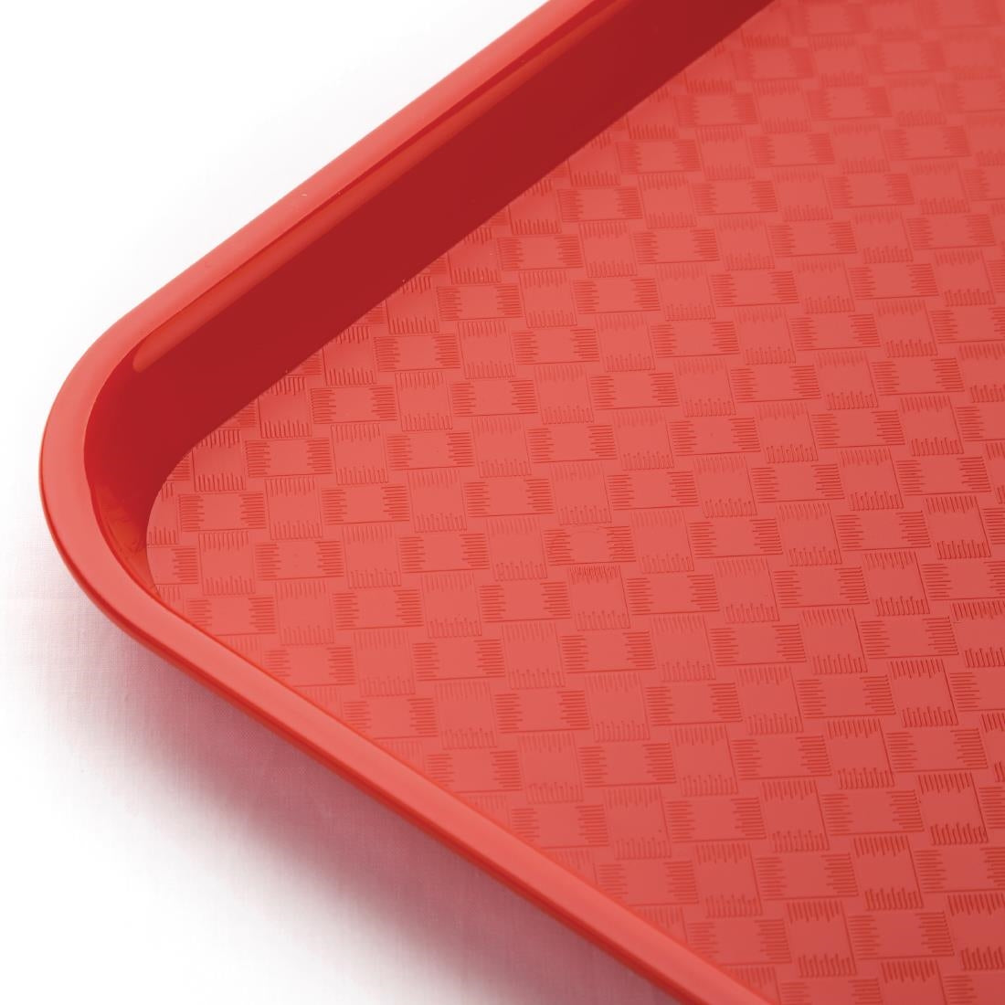Olympia Kristallon PP Rectangular Tray Red 275x353mm