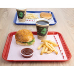 Olympia Kristallon PP Rectangular Tray Red 275x353mm