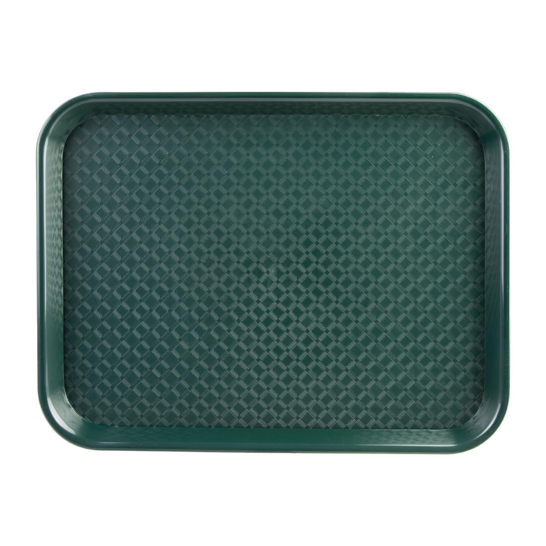 Olympia Kristallon PP Rectangular Tray Green 275x353mm