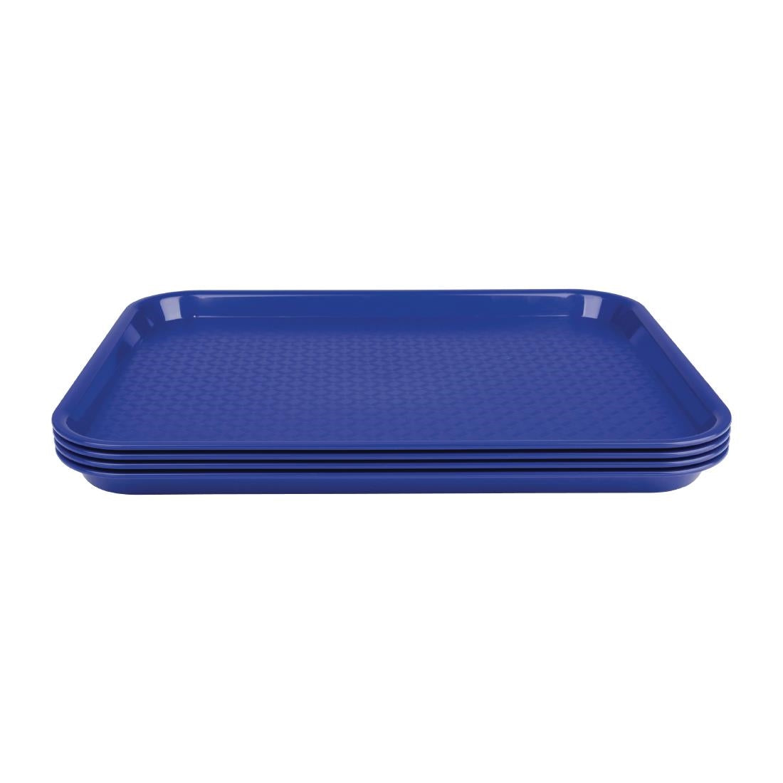Olympia Kristallon PP Rectangular Tray Blue 275x353mm