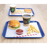 Olympia Kristallon PP Rectangular Tray Blue 275x353mm