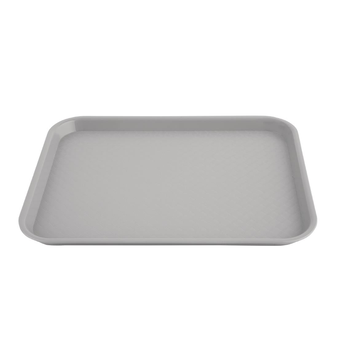 Olympia Kristallon PP Rectangular Tray Grey 275x353mm