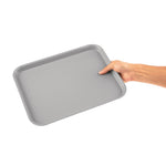Olympia Kristallon PP Rectangular Tray Grey 275x353mm