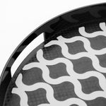 Olympia Kristallon PC Round Non-Slip Tray with Handles 300mm