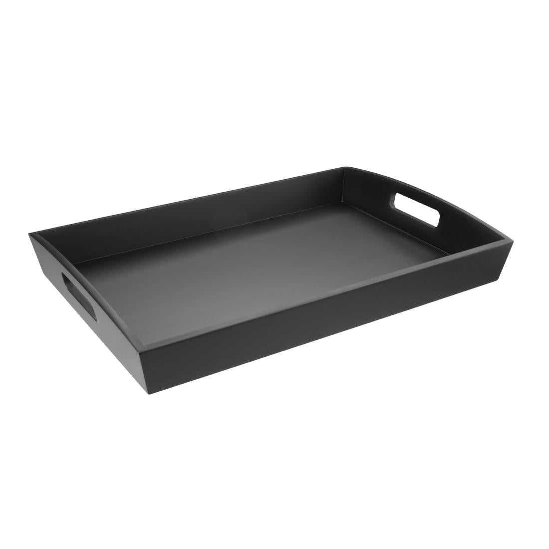 Olympia Bamboo Rectangular Serving Tray Black 350x510mm