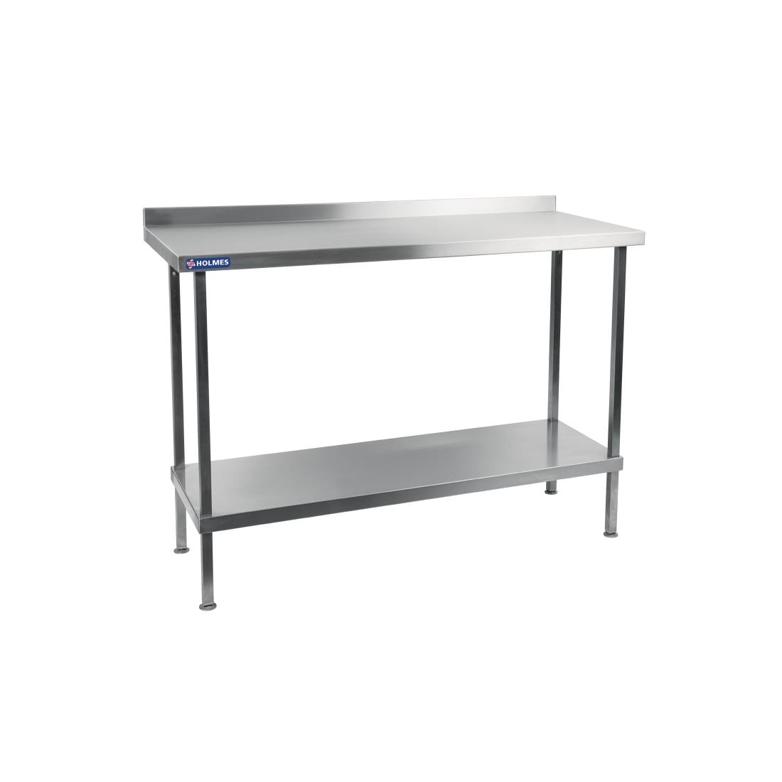 Vogue Stainless Steel Wall Table with Upstand 600x700mm