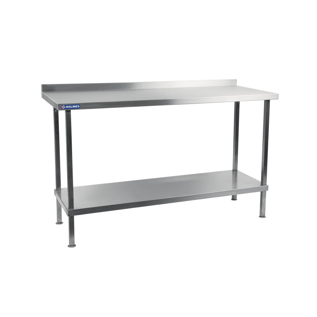 Vogue Stainless Steel Wall Table with Upstand 1200x600mm