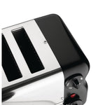 Rowlett Esprit 6 Slot Toaster Jet Black with Duraheat Elements & Sandwich Cage