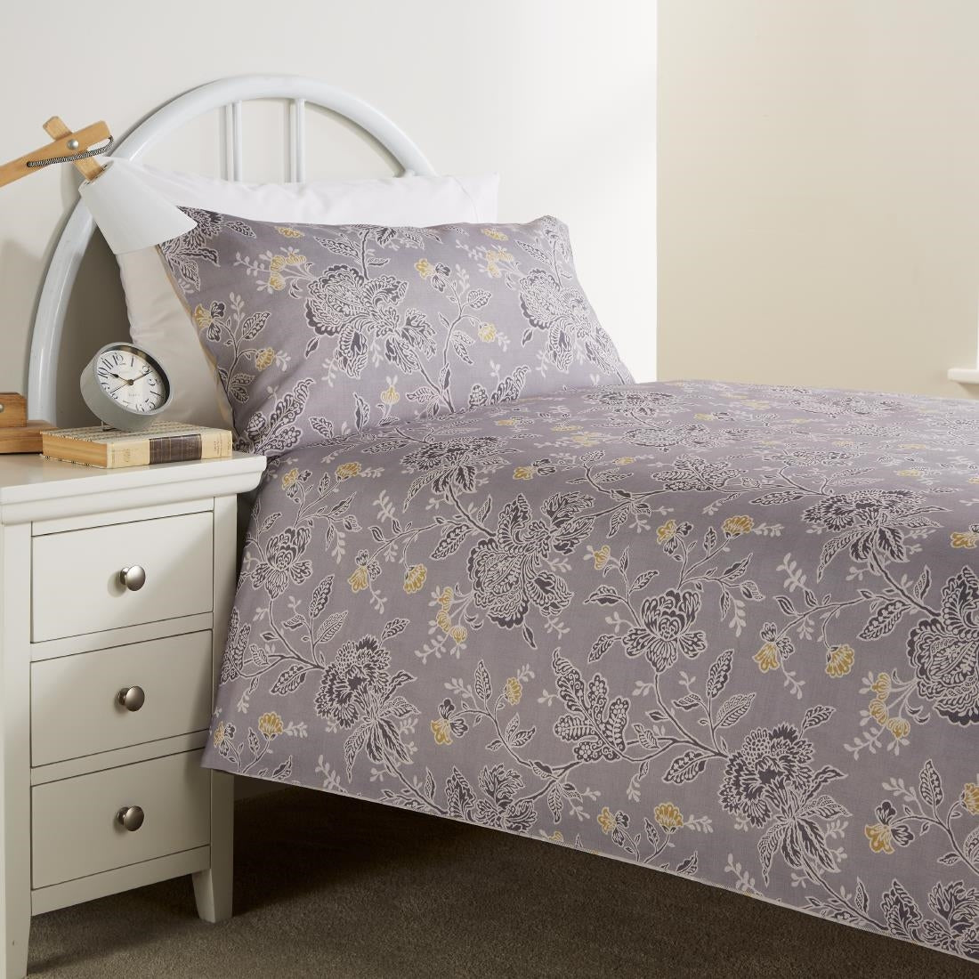 Essentials Chatsworth Hardwick Slate/Connel Slate Pillowcase - 48x75cm