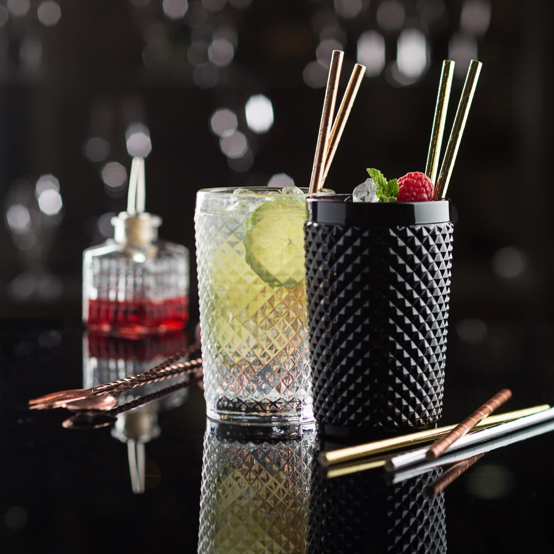 Utopia Biodegradable Paper Straws Copper (250 Pack)