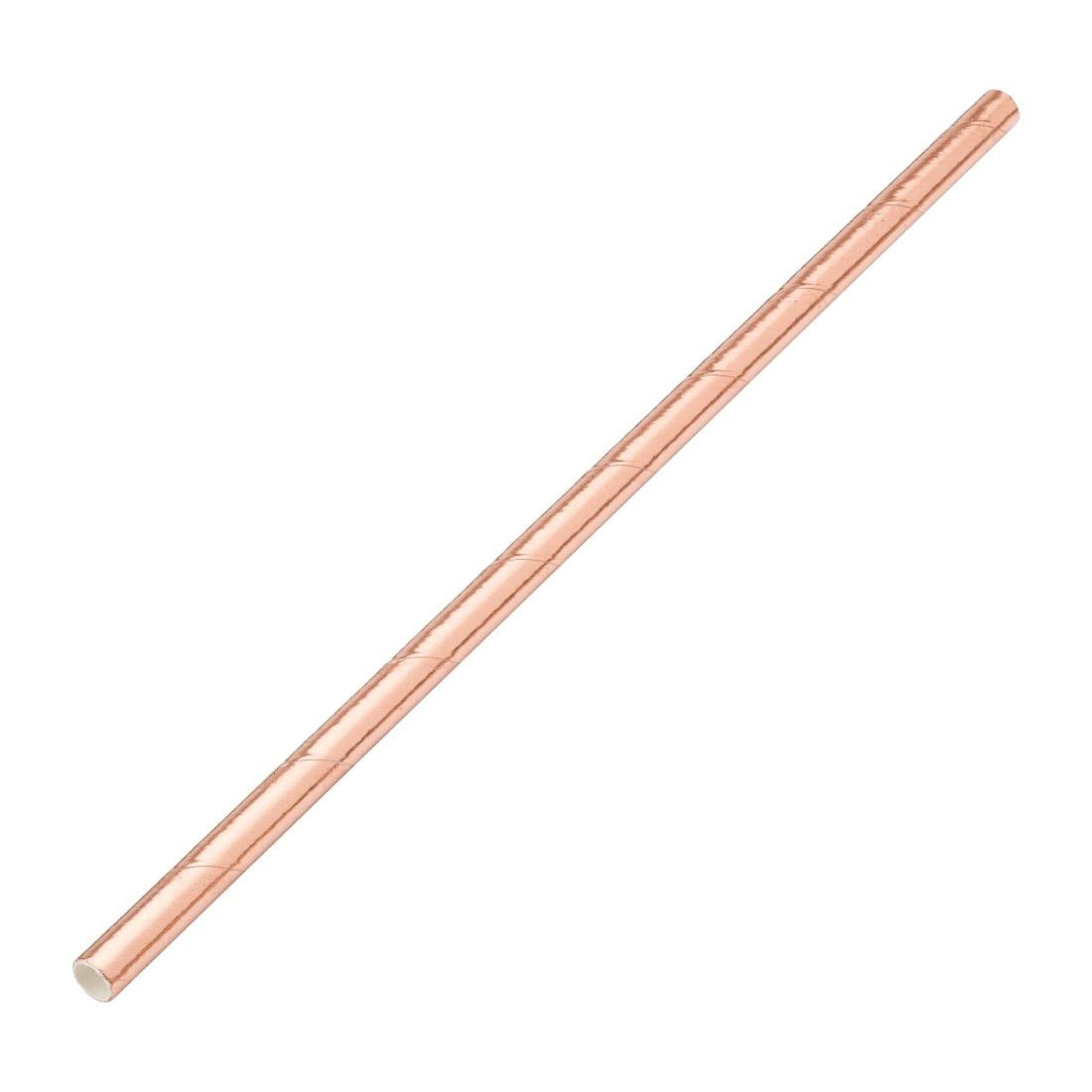 Utopia Biodegradable Paper Straws Copper (250 Pack)