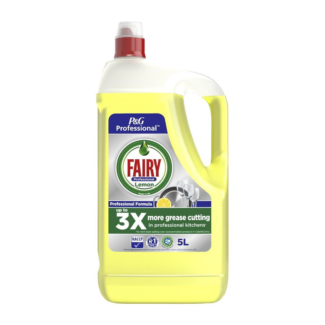 Fairy Professional Washing Up Liquid Lemon 5Ltr (2 Pack)