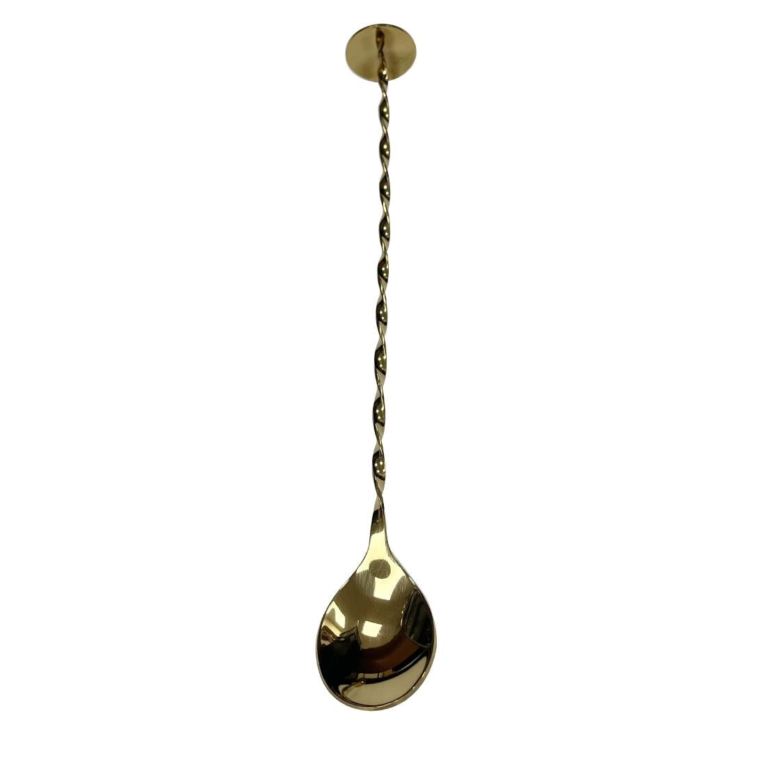 Beaumont Gold Plated Cocktail Spoon With Masher