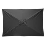 Bolero Seville Rectangular Parasol 2m x 3m Black