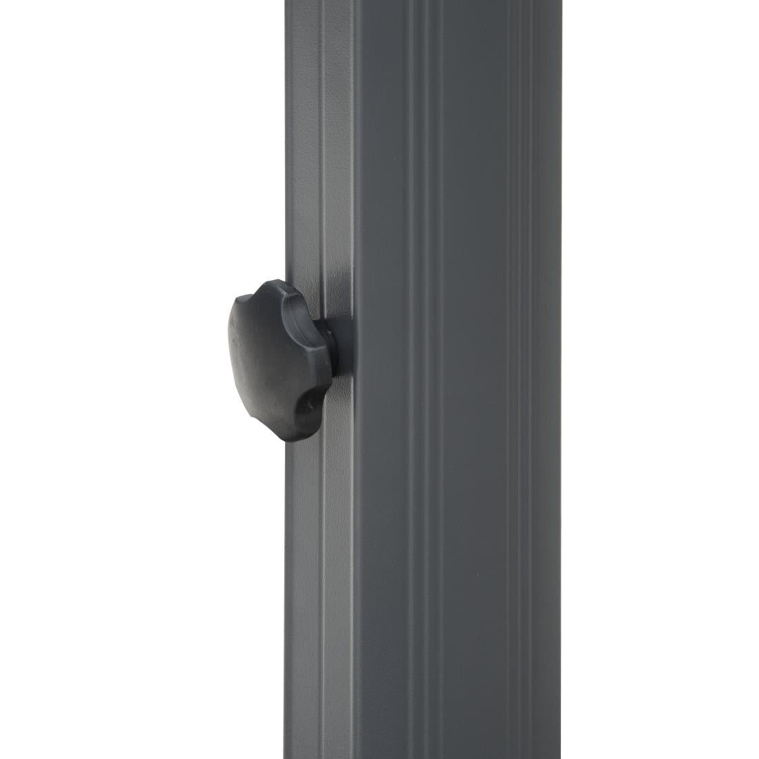 Bolero Venice Heavy Duty Parasol Black 3.5m