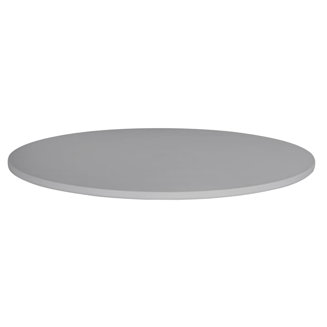 Bolero Lorenzo Round Café Table Medium Grey 600mm