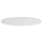 Bolero Mateo Round Café Table White 600mm