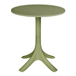 Bolero Verona Round Café Table Olive Green 700mm