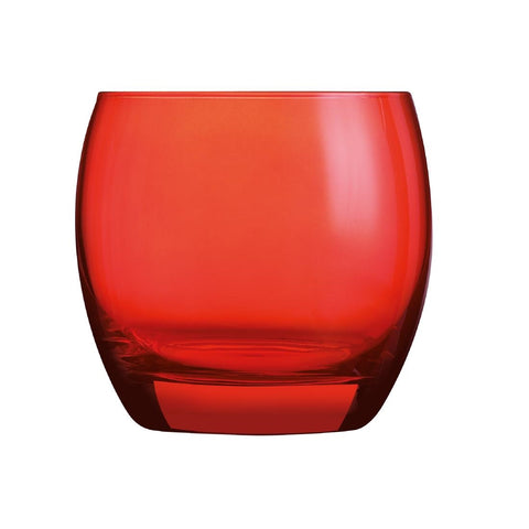 Arcoroc Salto Colour Studio Red Old Fashioned Glasses 320ml (Pack of 24)