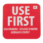 Hygiplas Removable Use First Labels (1000 Pack)