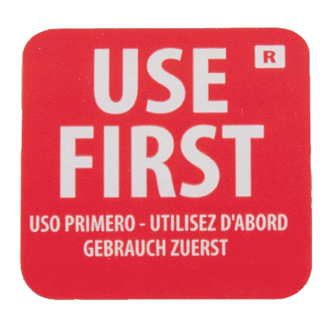 Hygiplas Removable Use First Labels (1000 Pack)