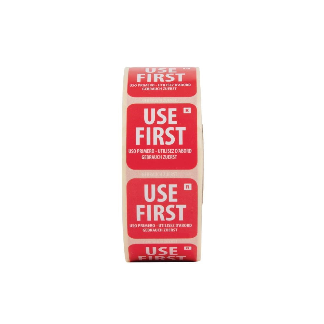 Hygiplas Removable Use First Labels (1000 Pack)