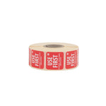 Hygiplas Removable Use First Labels (1000 Pack)