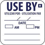 Hygiplas Removable Use By Labels (1000 Pack)
