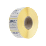 Hygiplas Removable Use By Labels (1000 Pack)