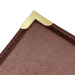 Olympia Faux Leather A4 Menu Cover Burgundy