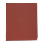 Olympia Faux Leather A4 Menu Cover Burgundy