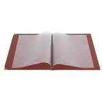 Olympia Faux Leather A4 Menu Cover Burgundy