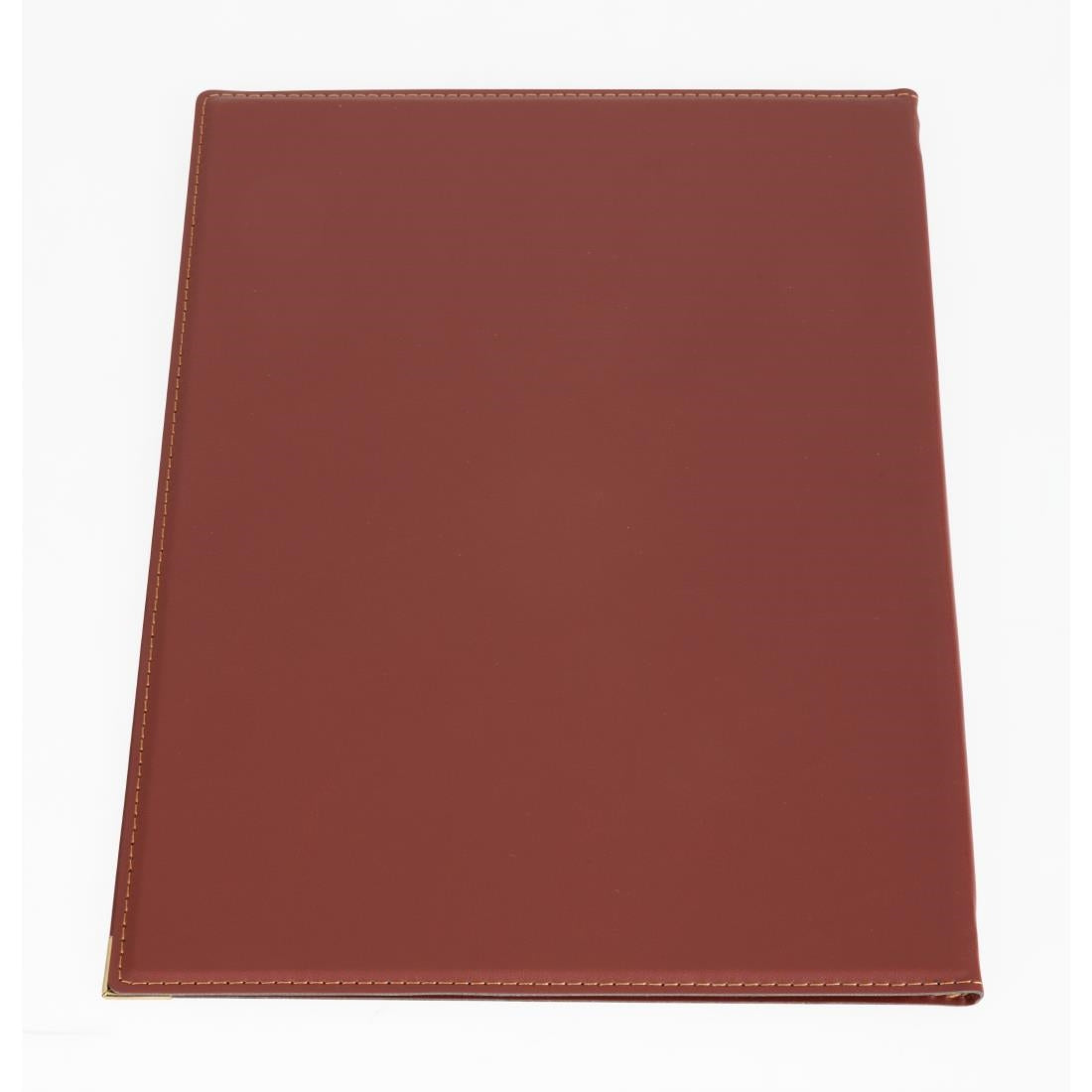 Olympia Faux Leather A4 Menu Cover Burgundy