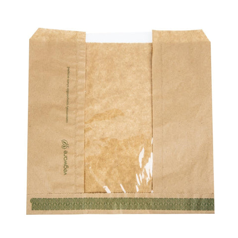 Vegware Compostable Kraft Sandwich Bags product image