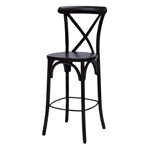 Bristol Bar Chair in Dark Walnut