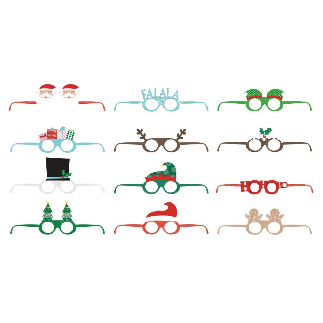 Swantex Paper Christmas Party Glasses product image