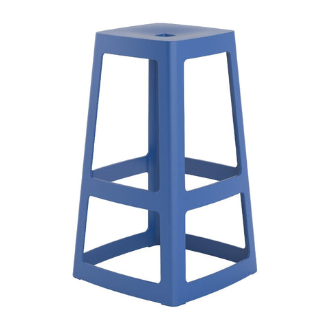 Origin Base High Stool Violet Blue 450x450x750mm (Pack of 2)