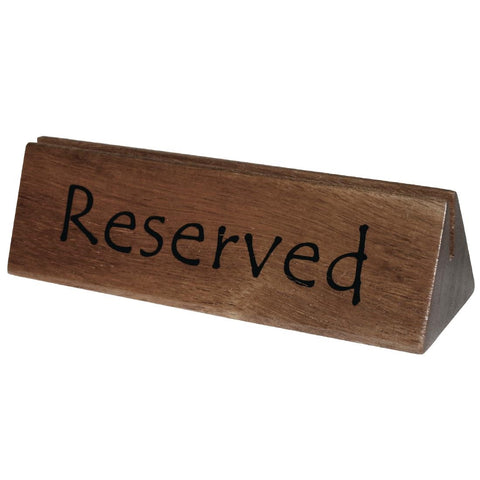 Olympia Acacia Menu Holders and Reserved Sign product image