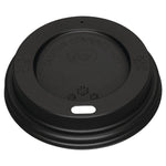 Fiesta Recyclable Coffee Cup Lids 225ml / 8oz Black
