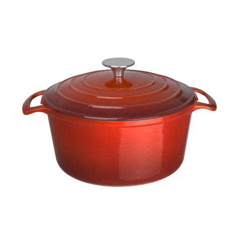 Vogue Round Casserole Dish Red 3.2Ltr product image