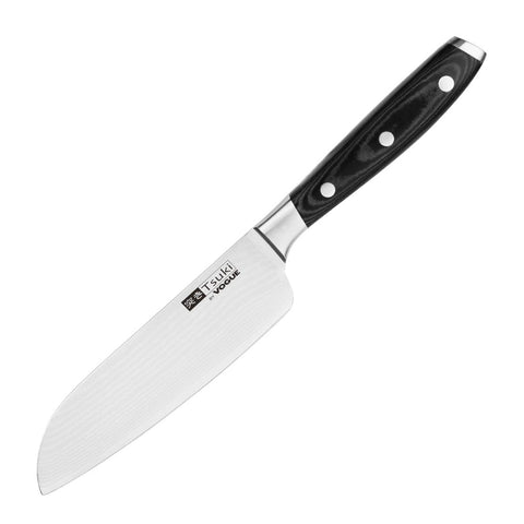 Vogue Tsuki Series 7 Santoku Knife Black product image