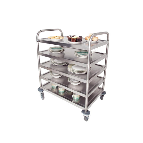 Craven 5 Tier General Purpose and Cleaning Trolley With Brakes product image
