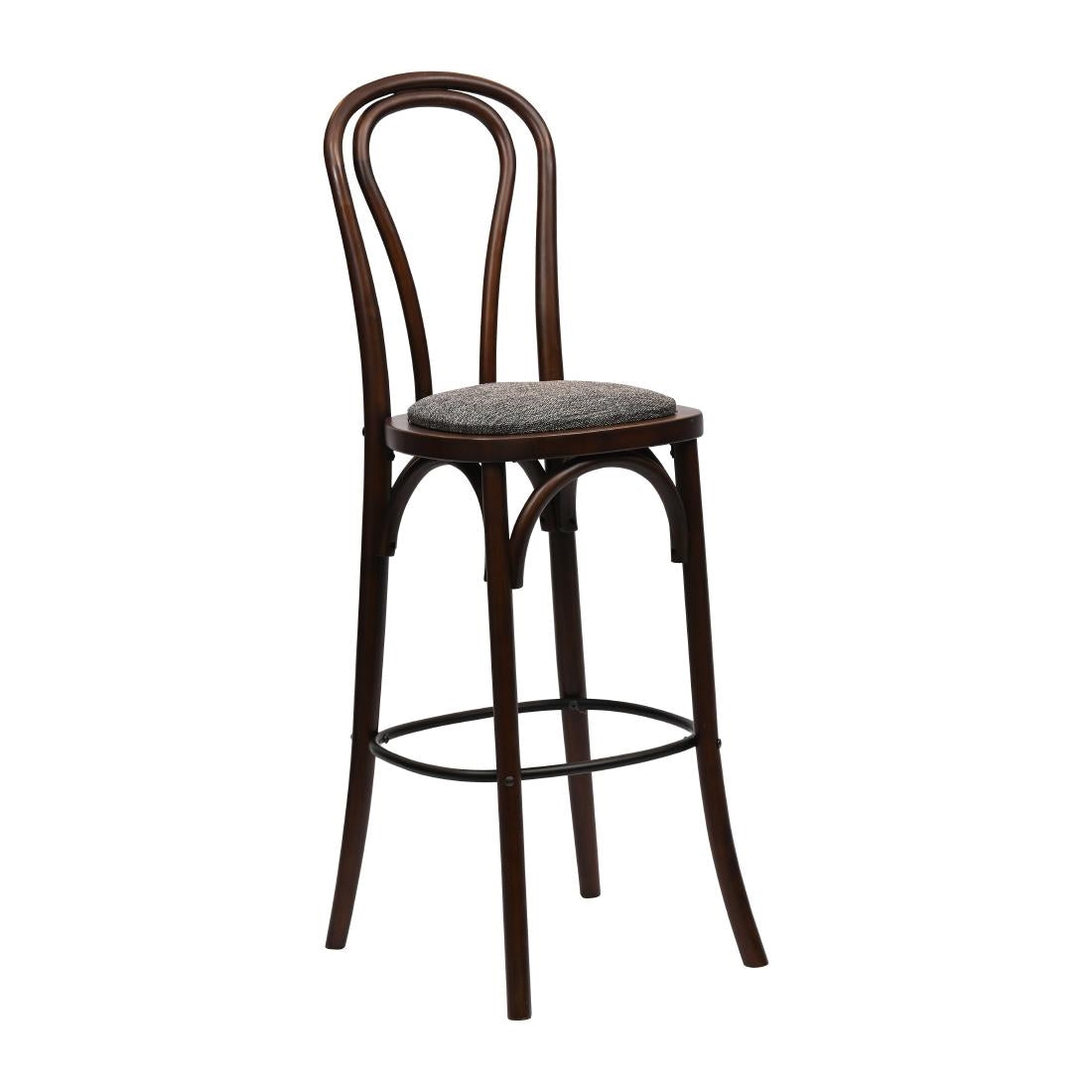 Hoop Back Bar Chair in Dark Walnut product image