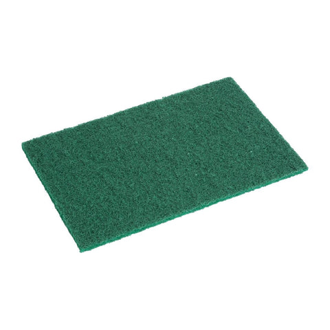 Jantex Large Scouring Pads - Green (Pack of 10)