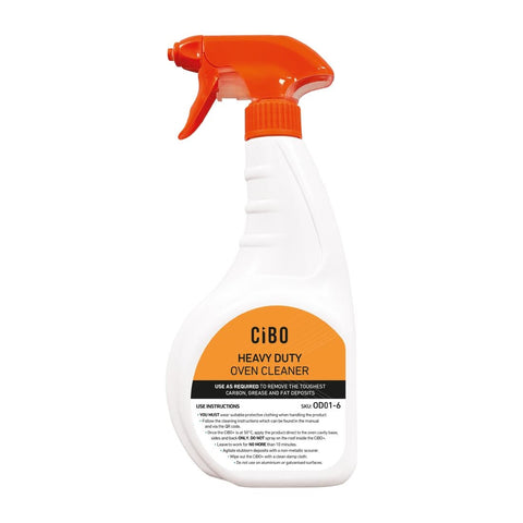 Lincat OD01 Heavy Duty Oven Cleaner for Cibo+ Ovens 750ml (6 Pack)