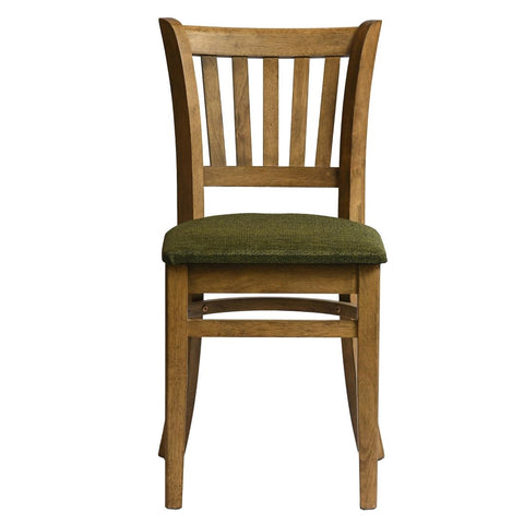 Manhattan Dining Chair in Weathered Oak with Shetland Forest Seat (Pack of 2)