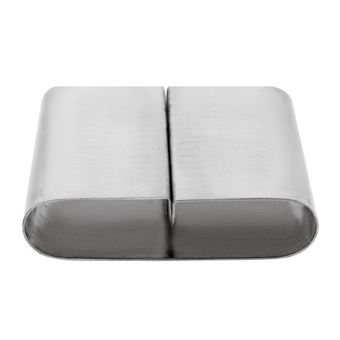 Olympia Curved Stainless Steel Menu Card Holder A5