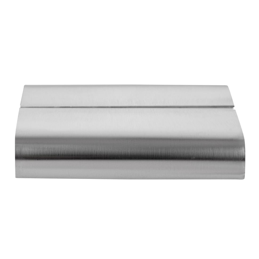 Olympia Curved Stainless Steel Menu Card Holder A5