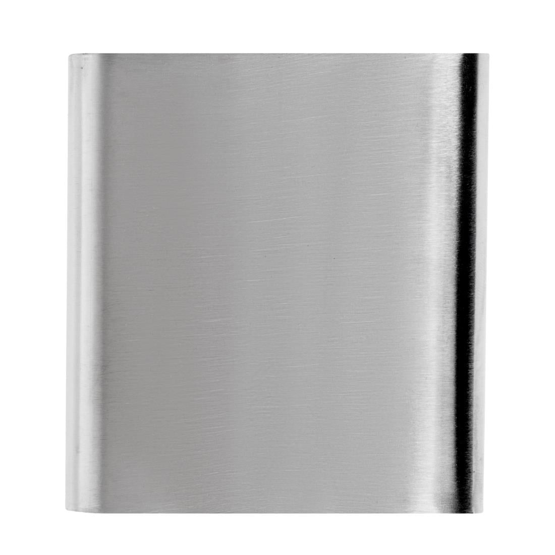 Olympia Curved Stainless Steel Menu Card Holder A5