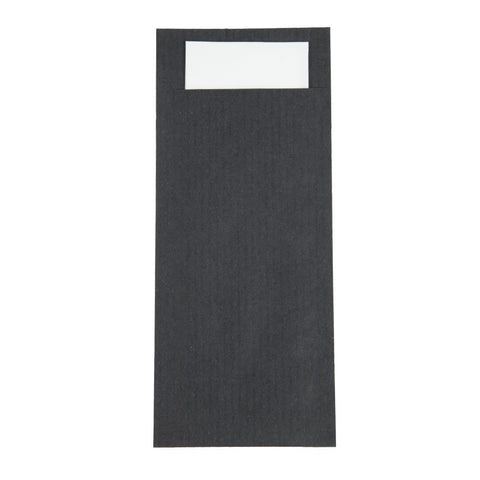 Europochette Black Cutlery Pouch with White product image